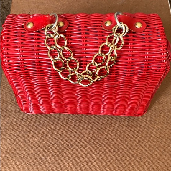 Vintage Dayne Taylor wicker purse - Picture 3 of 7